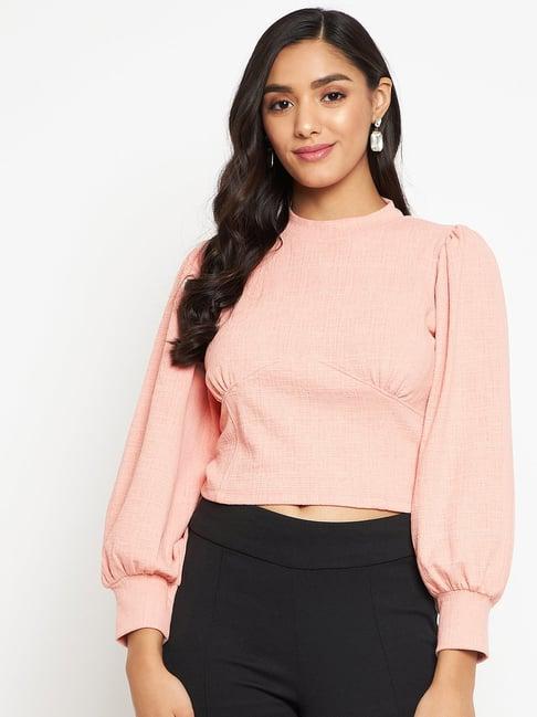 madame peach regular fit crop top