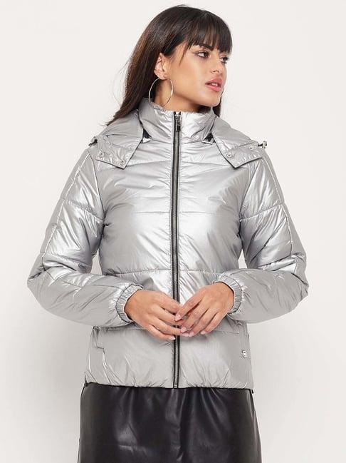 madame silver quilted jacket