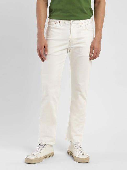 levi's 511 cream slim fit jeans