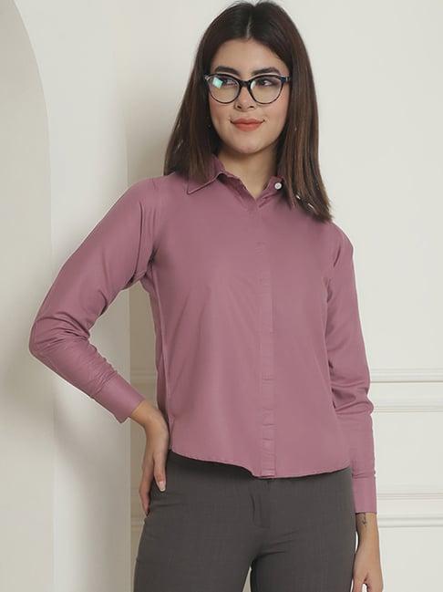 indian needle mauve shirt