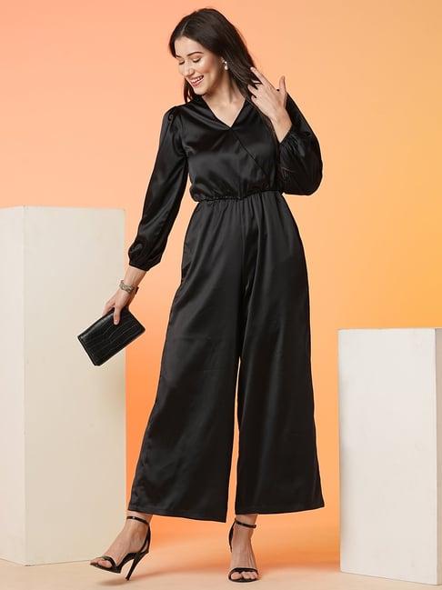 globus black maxi jumpsuit