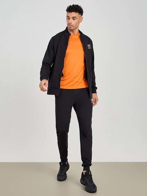 styli black regular fit tracksuit