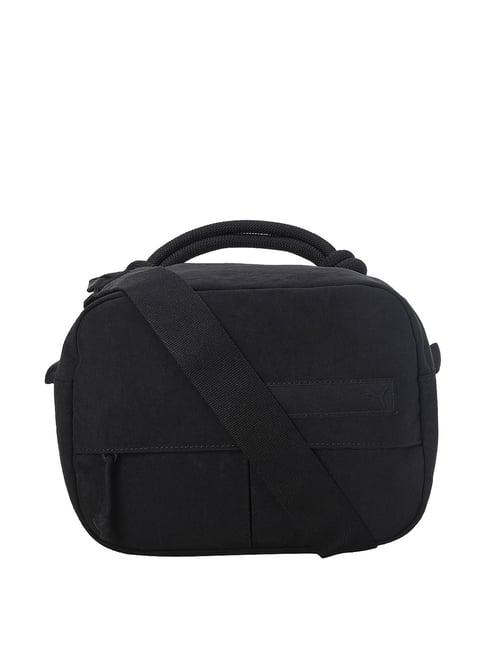 puma bl black nylon solid cross body bag