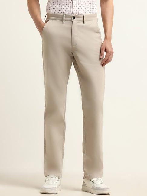 ascot by westside beige relaxed fit chinos