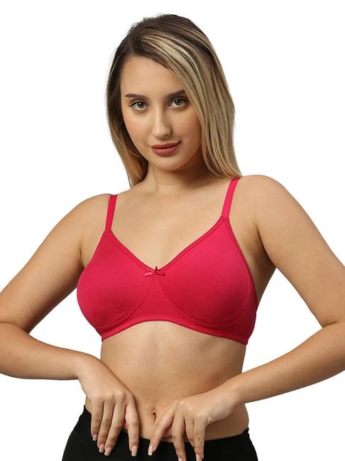 smarty pants pink cotton medium coverage t-shirt bra