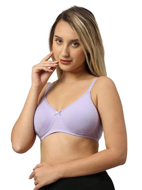 smarty pants purple cotton medium coverage t-shirt bra