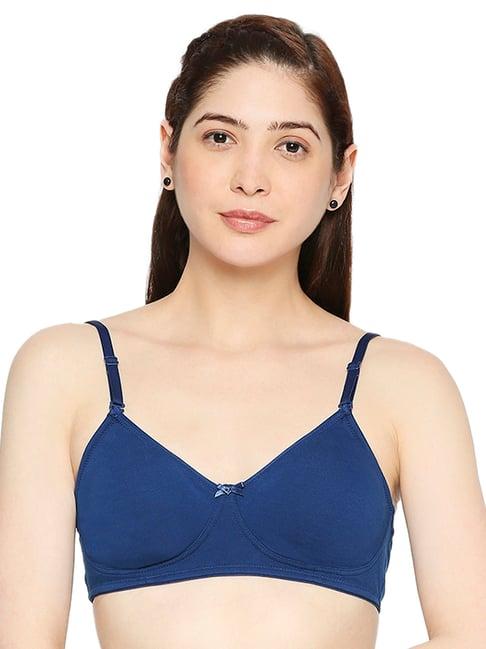 smarty pants navy cotton medium coverage t-shirt bra