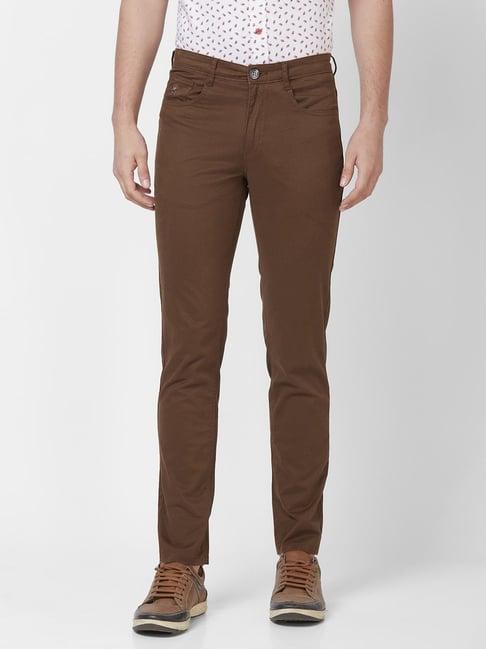 giordano brown slim fit chinos