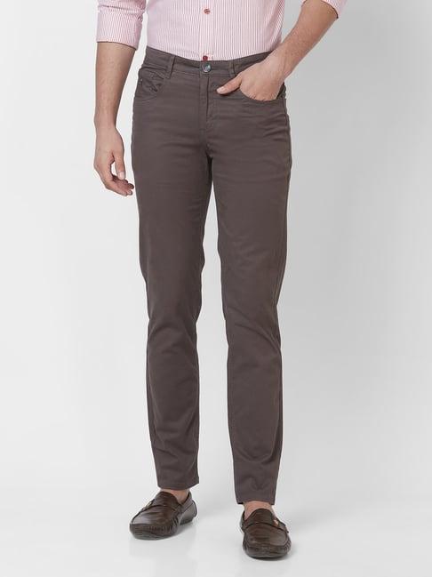 giordano dark grey slim fit chinos