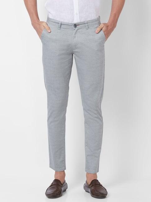 giordano light grey slim fit chinos