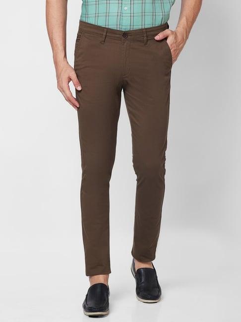 giordano brown slim fit chinos