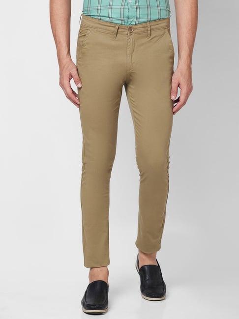 giordano khaki slim fit chinos