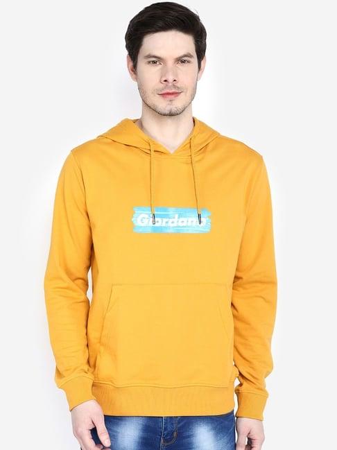 giordano sunflower regular fit hooded sweatshirt