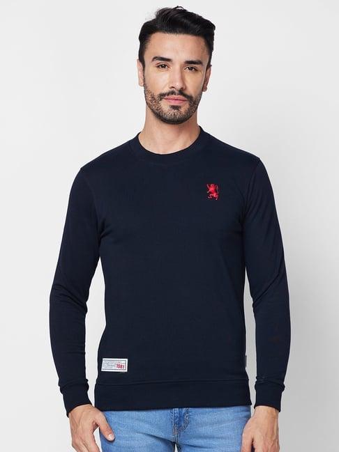 giordano black regular fit sweatshirt