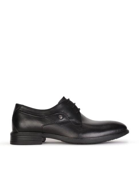 hush puppies by bata men's black derby shoes