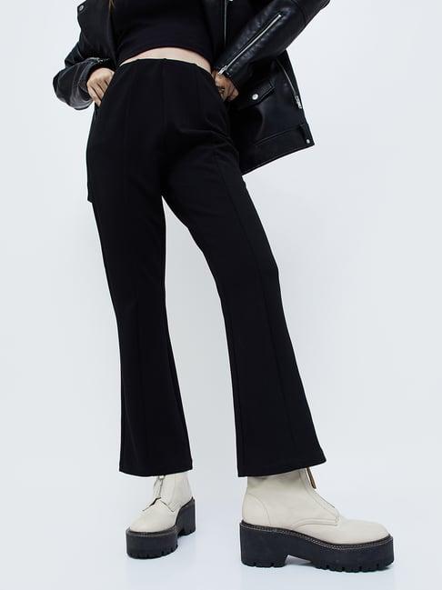 ginger by lifestyle black mid rise pants