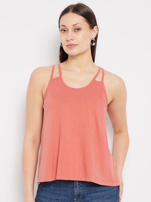 hypernation coral relaxed fit top