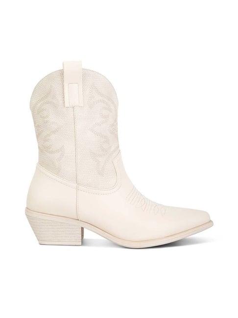 london rag women's beige cowboy boots