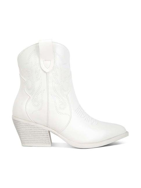 london rag women's off white cowboy boots