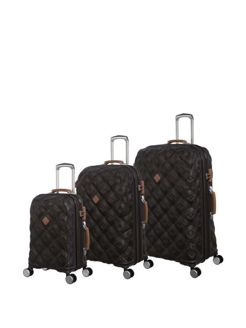 it luggage embellish mulch quilted trolley bag pack of 3 - 54 cms, 70 cms & 80 cms