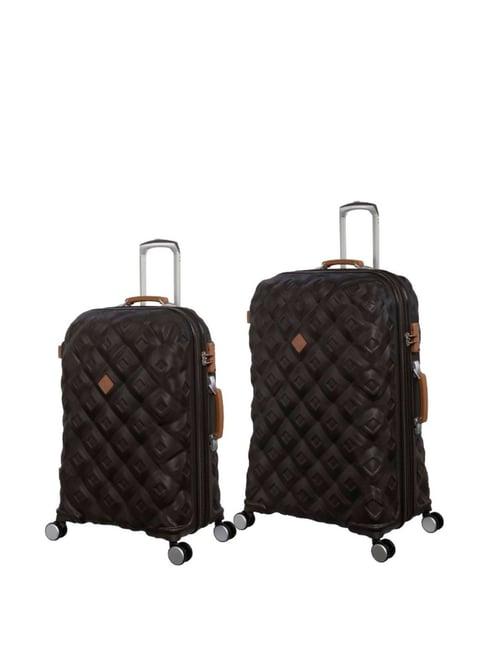 it luggage embellish mulch quilted trolley bag pack of 2 - 70 cms & 80 cms