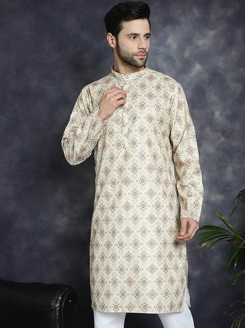 jompers golden regular fit printed kurta