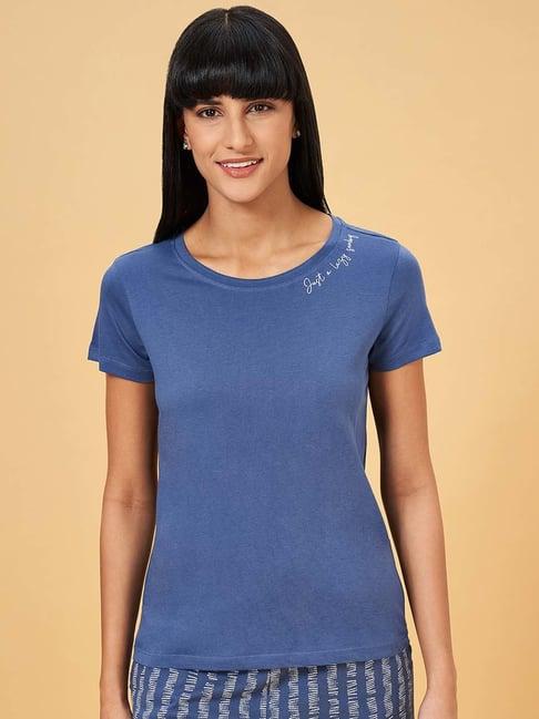 dreamz by pantaloons blue cotton t-shirt