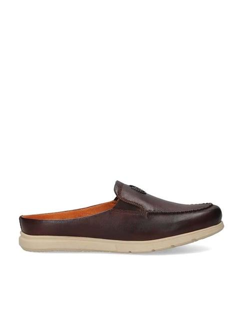 bugatti men's domin brown mule shoes