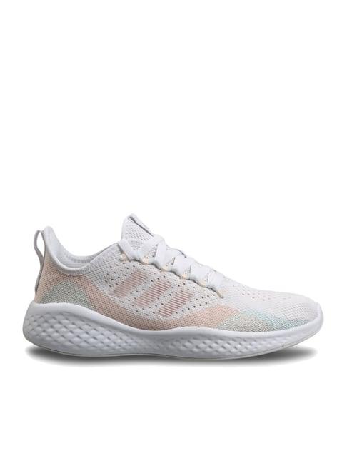 adidas women's fluidflow 2.0 off white running shoes