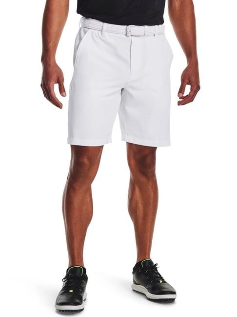 under armour white straight fit sports shorts