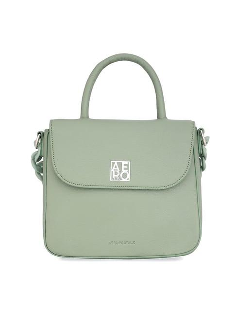 aeropostale rena green satchel handbag