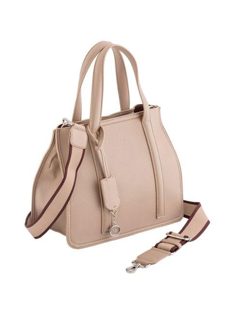 carpisa new waikiki sand faux leather solid handbag