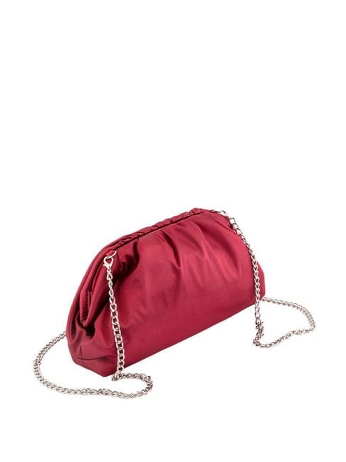 carpisa caipirinha winter ruby silk solid sling handbag