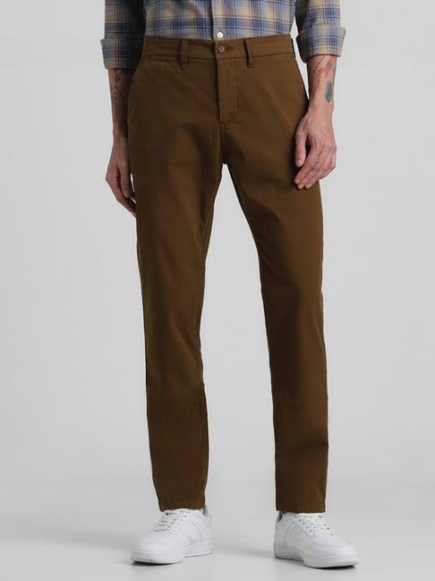 jack & jones rubber cotton slim fit trousers