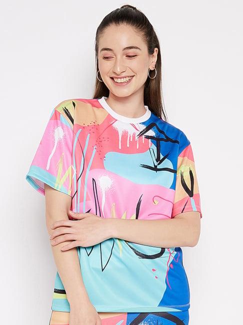 edrio multicolor printed t-shirt