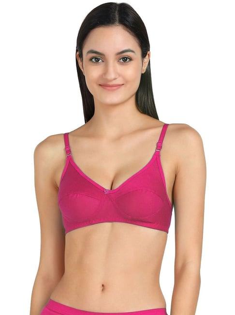 arousy pink cotton t-shirt bra