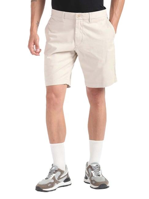 tommy hilfiger bleached stone solid regular fit shorts