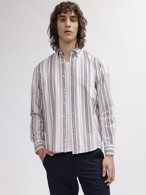 gant striped button down regular fit shirt