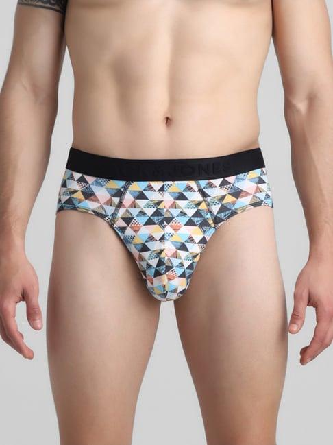 jack & jones cloud dancer regular fit checks briefs