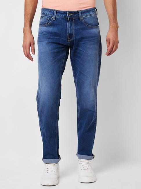 spykar blue comfort fit jeans