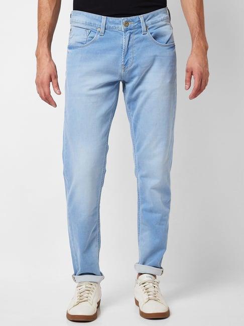 spykar blue super slim fit jeans