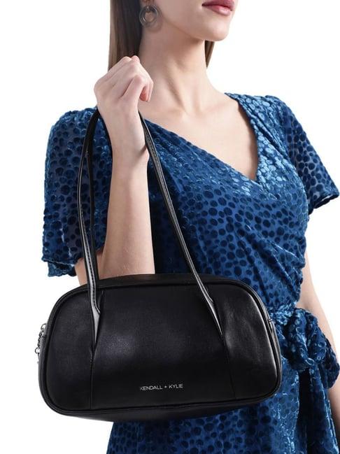 kendall + kylie black medium shoulder bag