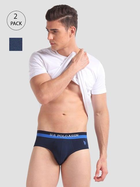 u.s. polo assn. blue briefs - pack of 2