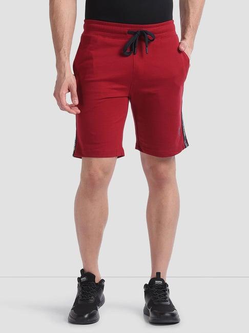 u.s. polo assn. dark red regular fit shorts