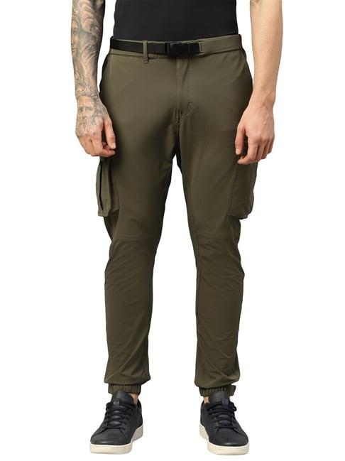 royal enfield green regular fit packable motoverse cargo joggers