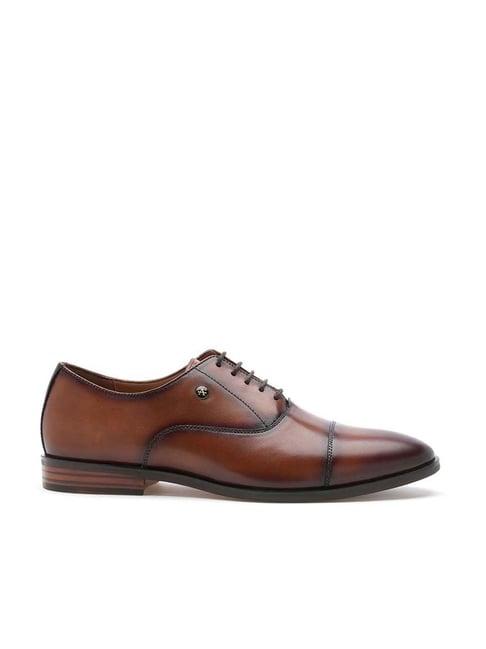 arrow men's orion dark brown oxford shoes