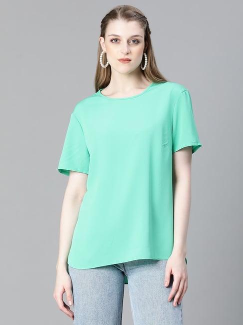 oxolloxo sea green regular fit top