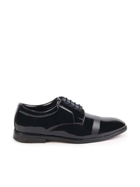 fausto men's navy derby shoes