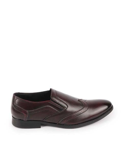 fausto men's cherry formal loafers