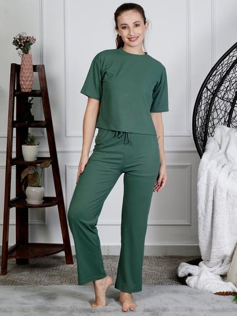 neudis green top with pants